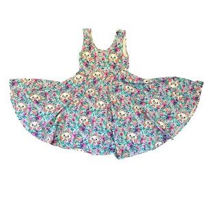 Wild Rich Kids Twirl Dress girls Size 13/14 Disney Marie Floral sleeveless